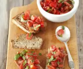 Vegane Bruschetta
