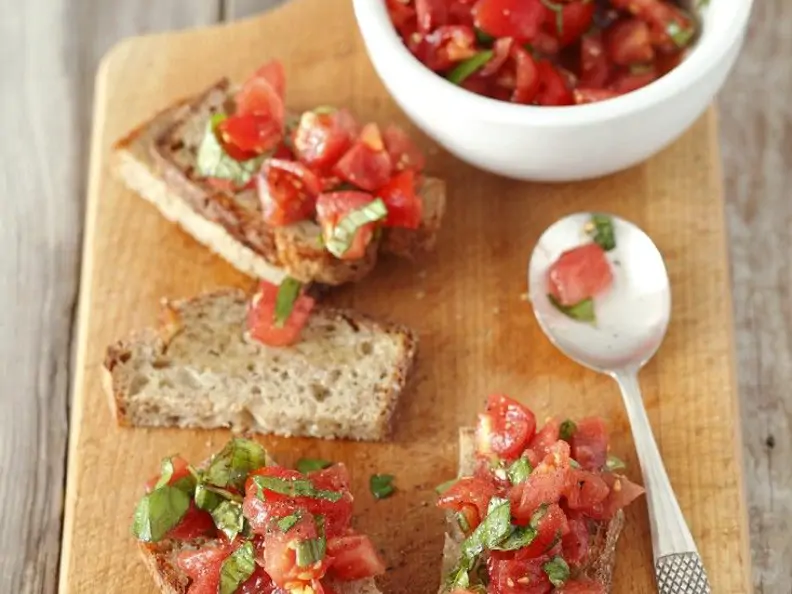 Vegane Bruschetta