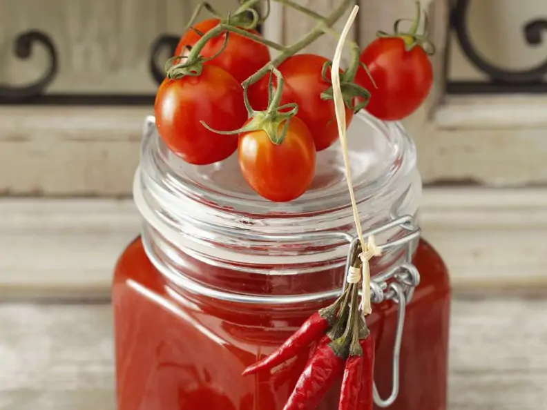 Scharfe Tomatenmarmelade