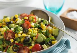 Mais-Avocado-Salat