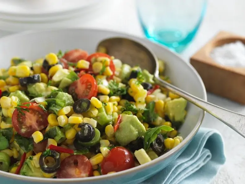 Mais-Avocado-Salat