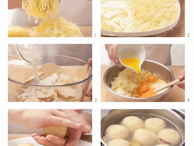 Kartoffel-Semmel-Klöße