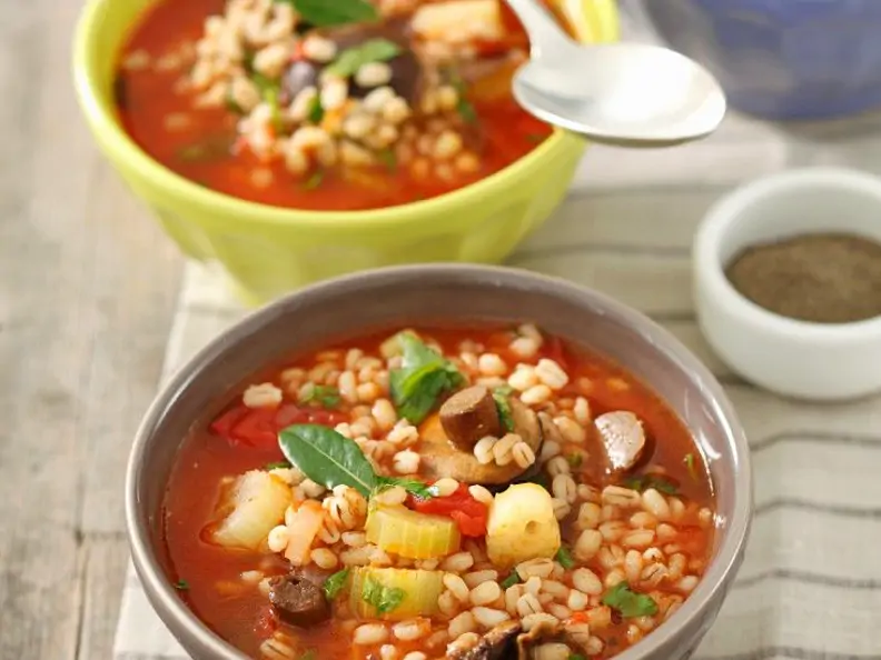Gemüse-Gerstensuppe