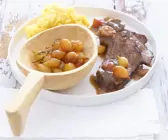 Rinderbraten mit Zwiebelchen
