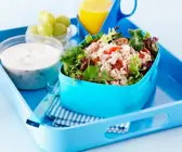 Reissalat mit Thunfisch