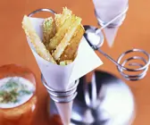 Gebratene Sesam-Kohlrabi