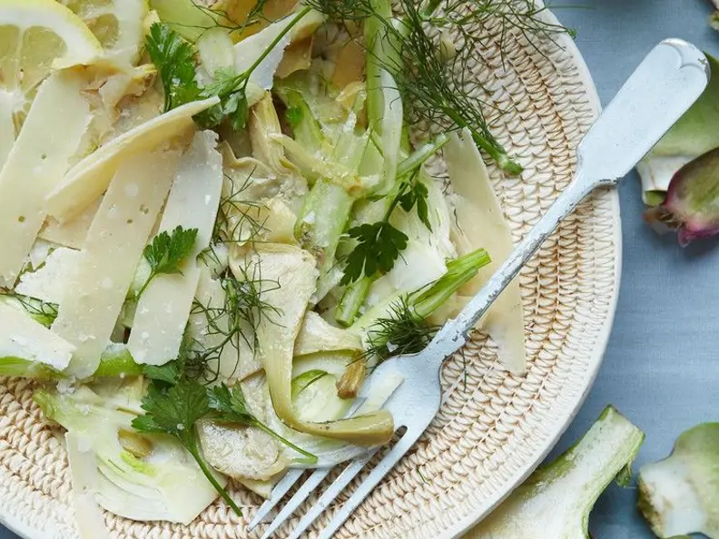 Fenchelsalat mit Artischocken