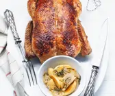 Ente mit Apfelfüllung