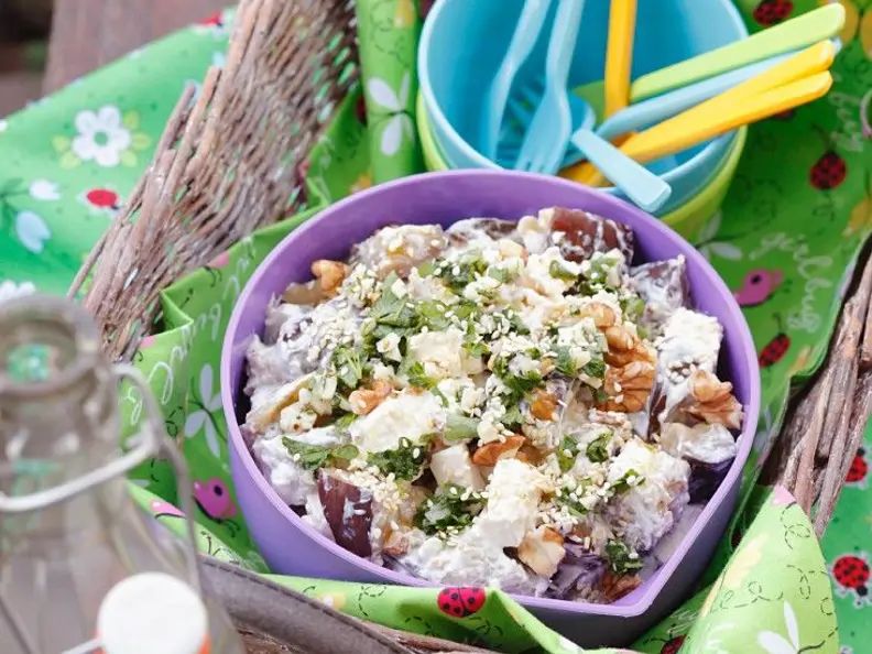 Griechischer Auberginensalat