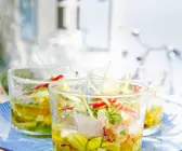 Peruanisches Fischgericht