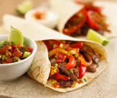 Rindfleisch-Wraps mit Salsa