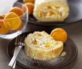 Biskuitrolle mit Aprikosencreme