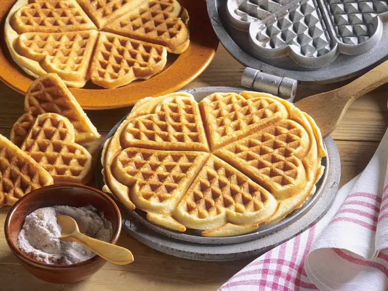 Joghurtteig-Waffeln