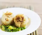 Shrimps-Reisbällchen