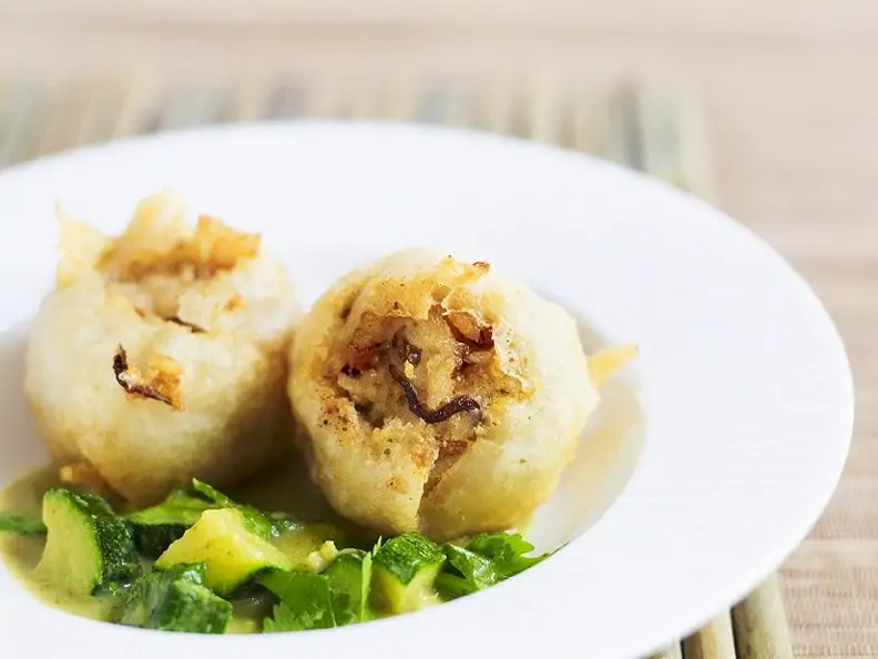 Shrimps-Reisbällchen