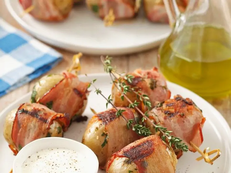 Speck-Kartoffeln vom Grill