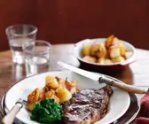 Steak mit Gemüse
