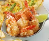 Shrimps im Knusperteig
