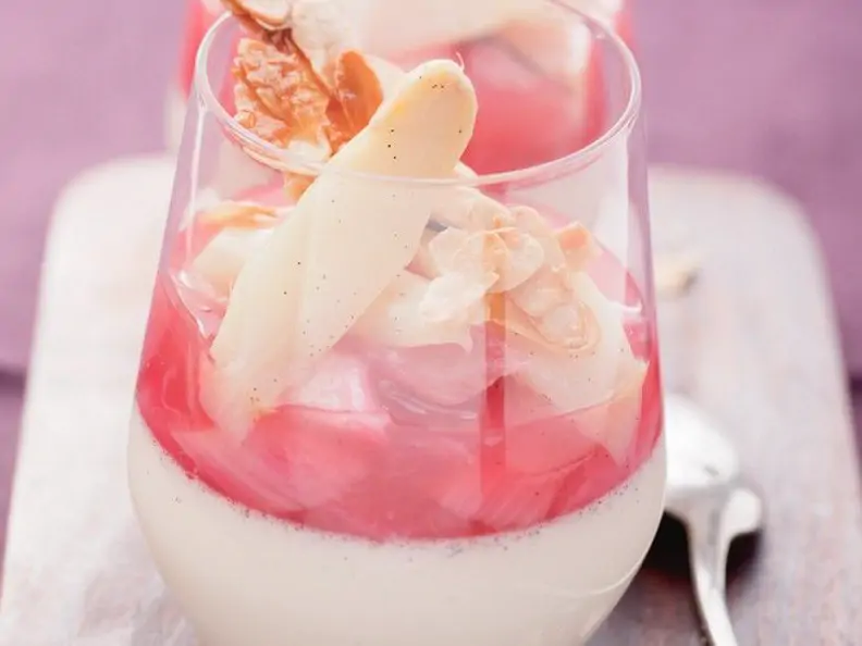Spargel Panna Cotta