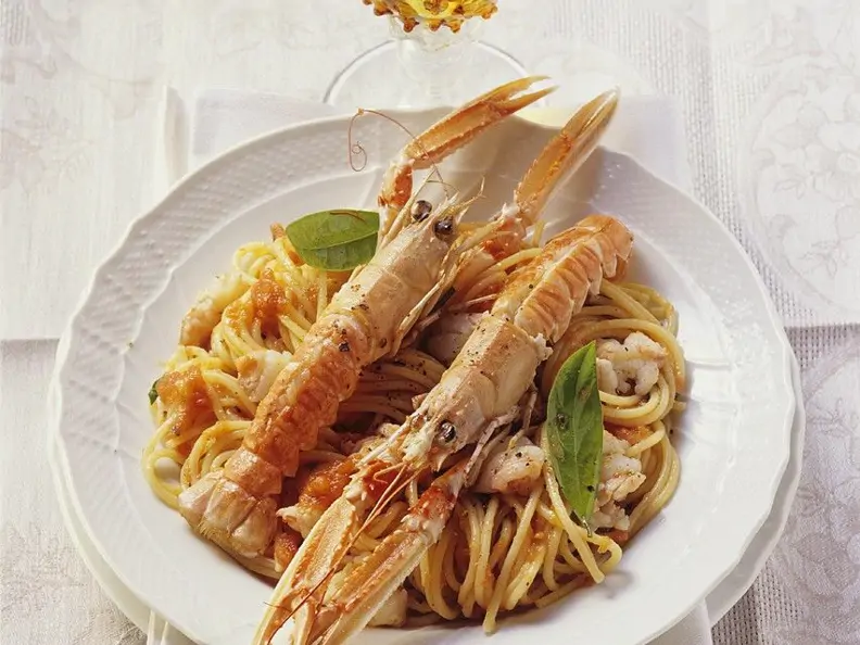 Spaghetti mit Kaisergranat