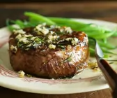 Steak mit Bohnen