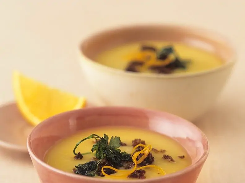 Steckrübensuppe mit Orange