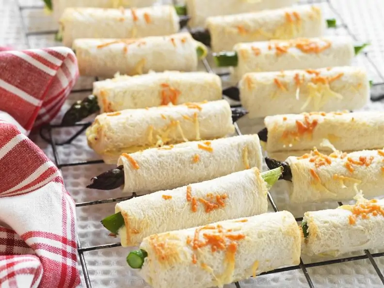 Tramezzini mit Spargelfüllung