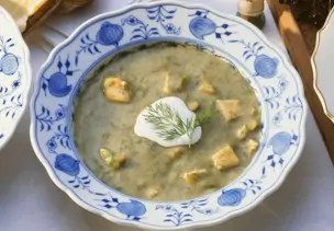 Hühnersuppe mit Kartoffeln