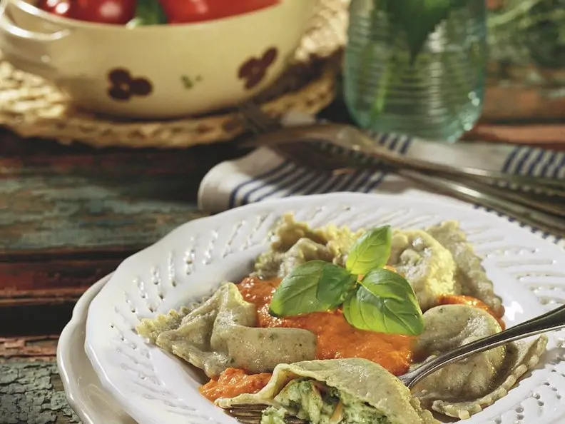 Ravioli mit Käsefüllung
