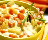 Pikante Melonensuppe mit Gemüse