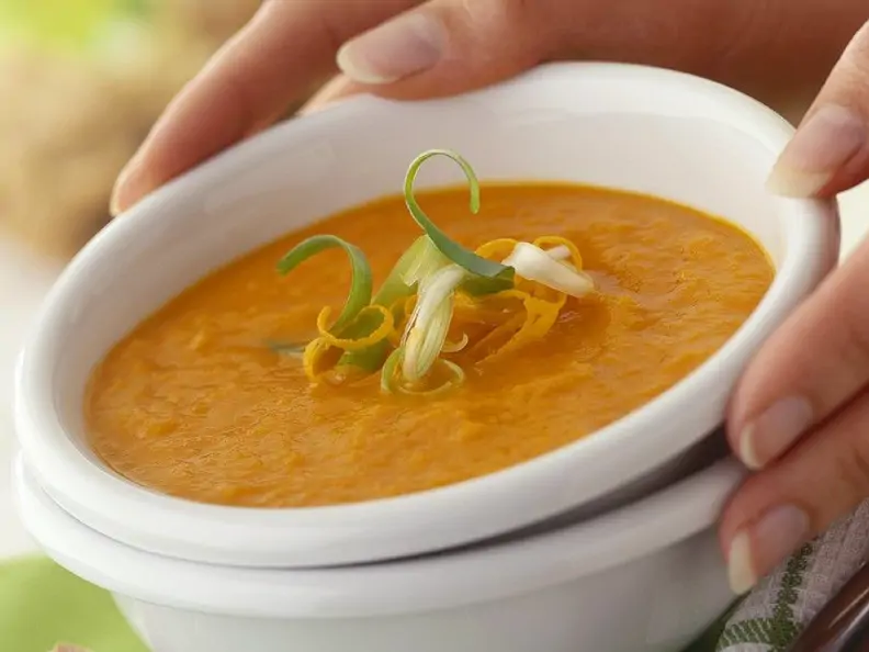Karotten-Lauch-Suppe