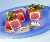 Paprika-Thunfisch-Happen