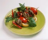 Lamm-Tomaten-Spieße