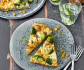 Kartoffel-Omelett mit Mais