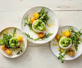 Schollenrouladen mit Sellerie-Rucola-Püree