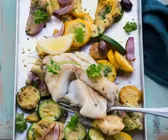 Kabeljaufilet mit Artischocken