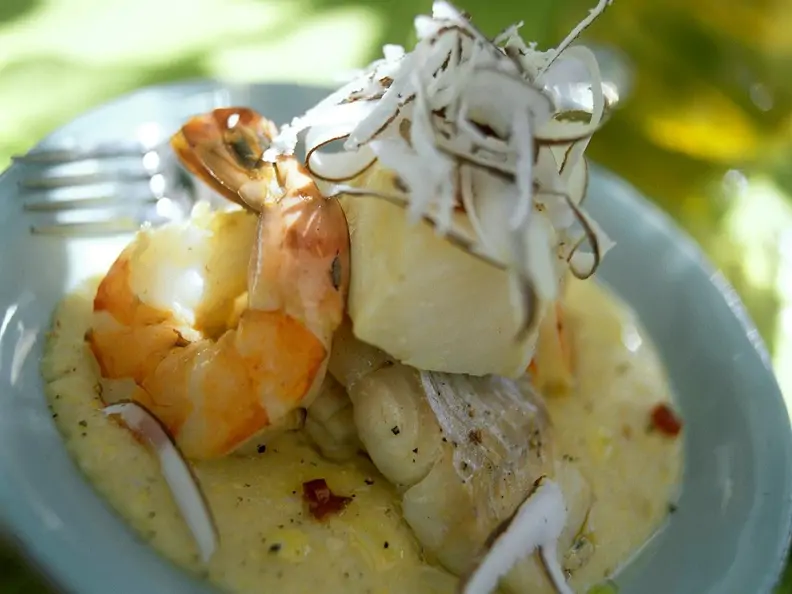 Meeresfrüchte-Kokosragout