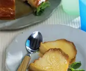 Milch-Mandelpudding