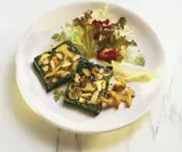 Pilz-Spinatterrine