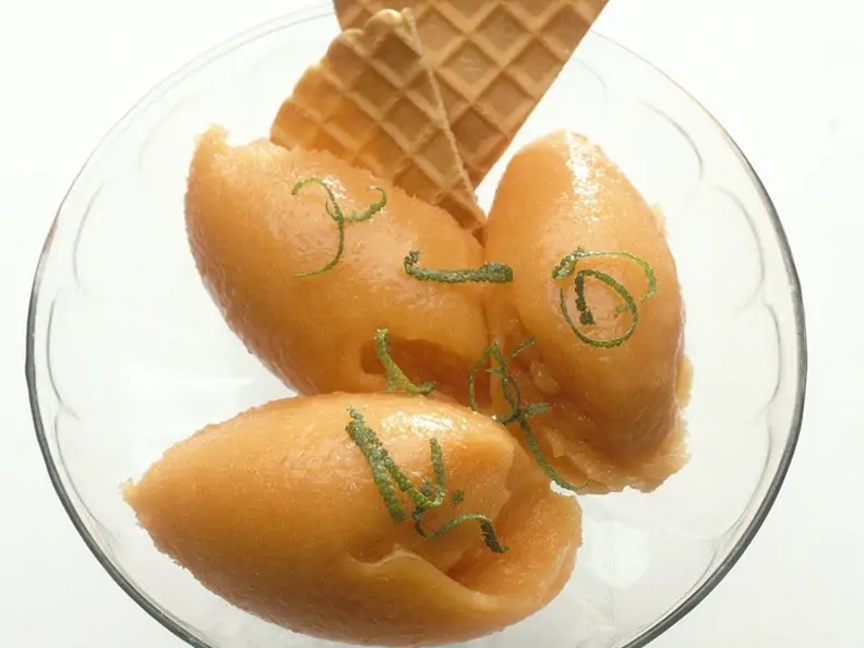 Papayasorbet