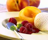 Pfirsich Melba