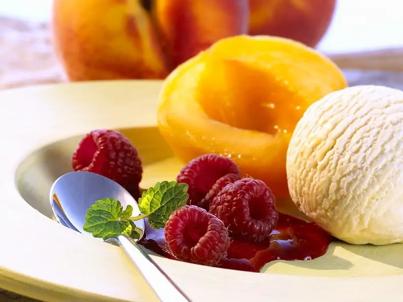 Pfirsich Melba