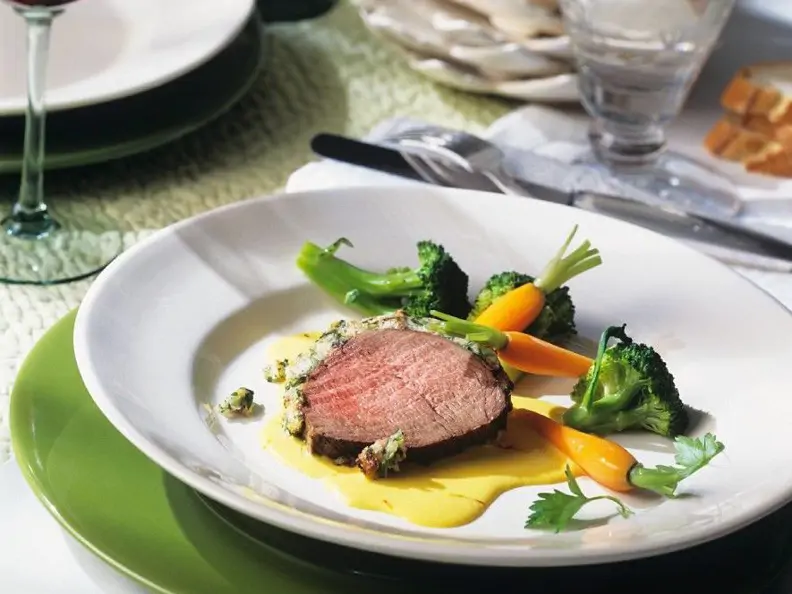 Rinderfilet mit Gemüse