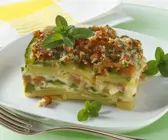 Kartoffelauflauf mit Mortadella