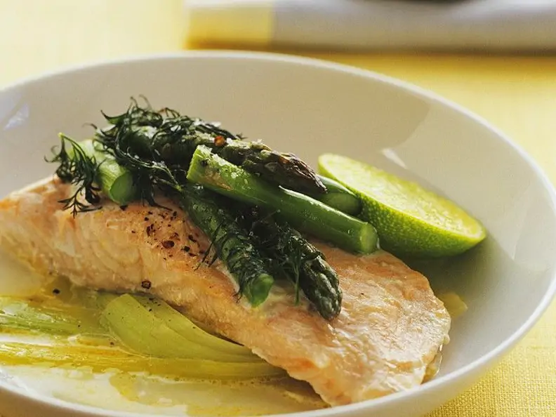 Lachs mit Spargel