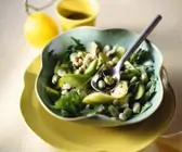 Dinkel-Bohnensalat
