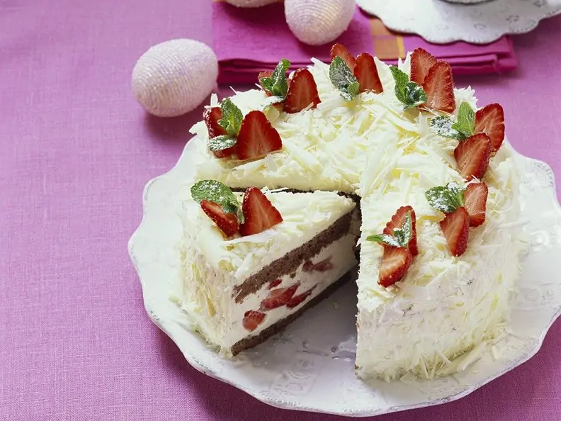 Schoko-Erdbeer-Creme-Torte