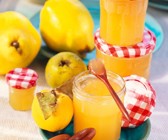 Quittengelee mit Orangensaft