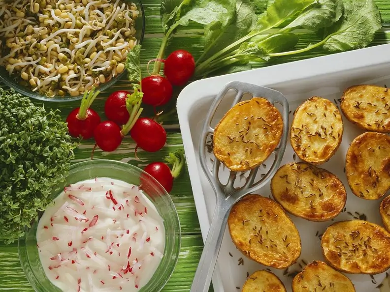 Ofenkartoffeln mit Mascarponecreme