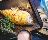 Dorade im Kartoffelmantel gebacken